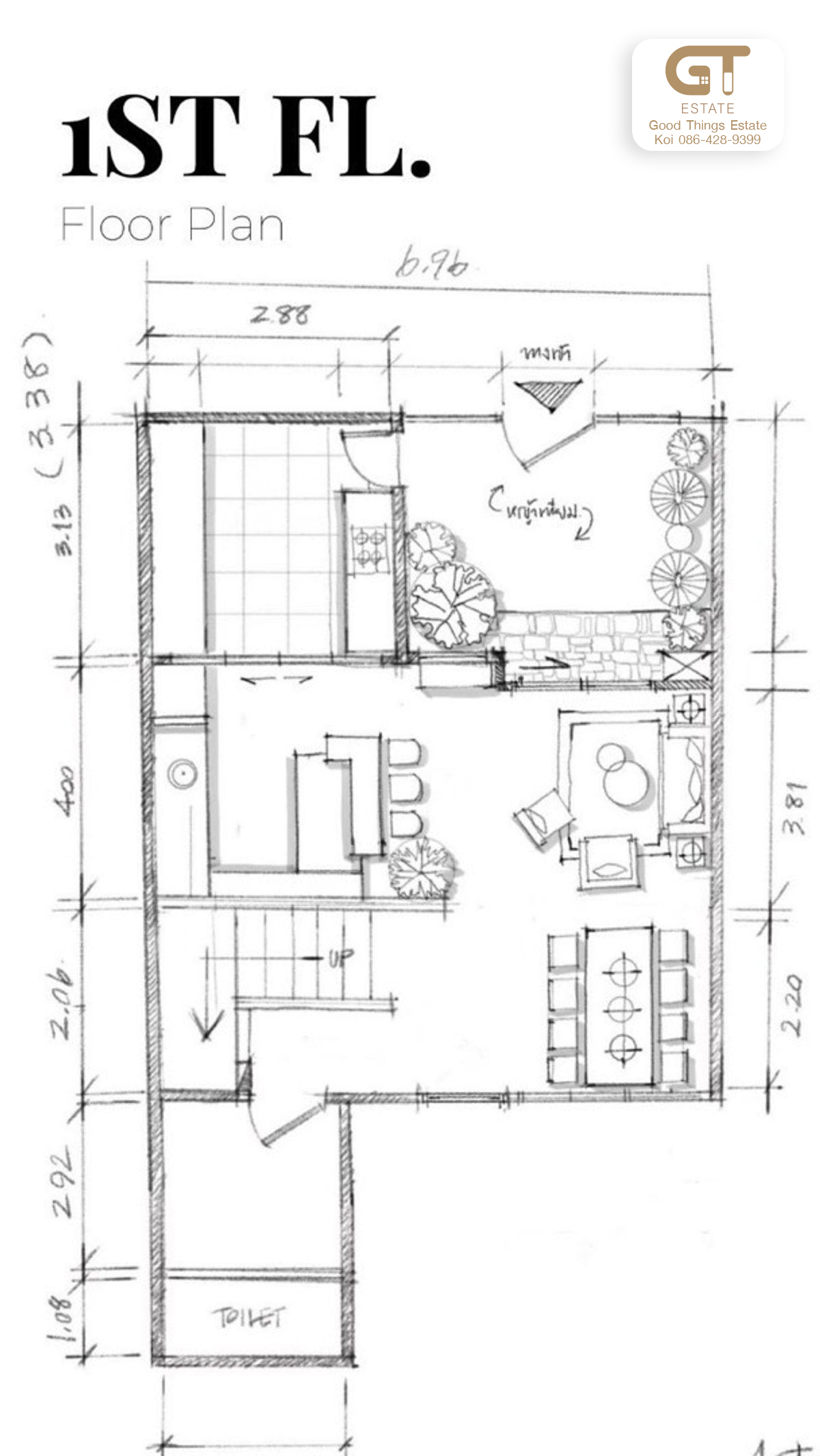 ให้เช่าและขาย Townhome 4 ชั้น ซอยทองหล่อ 8
